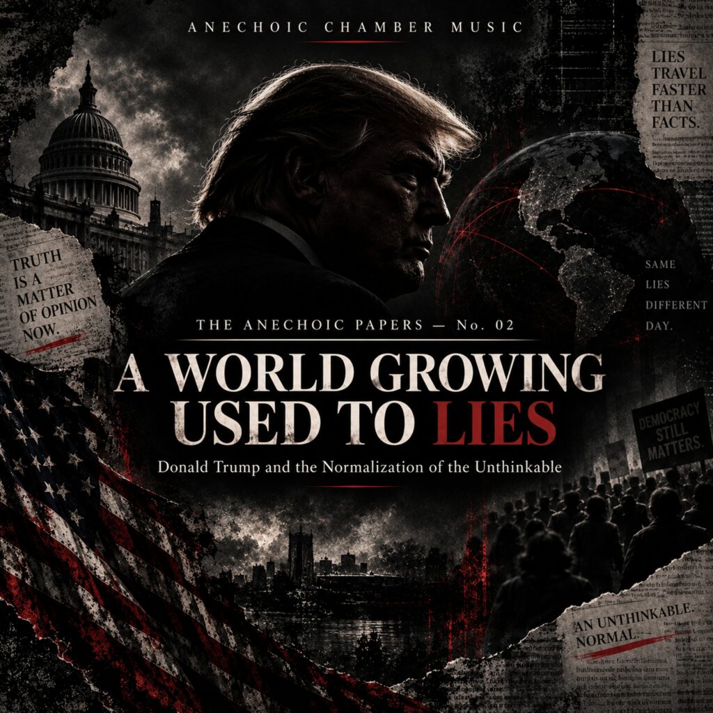 The Anechoic Papers – No.02. A World Growing Used To Lies (Donald Trump and the Normalization of the Unthinkable)